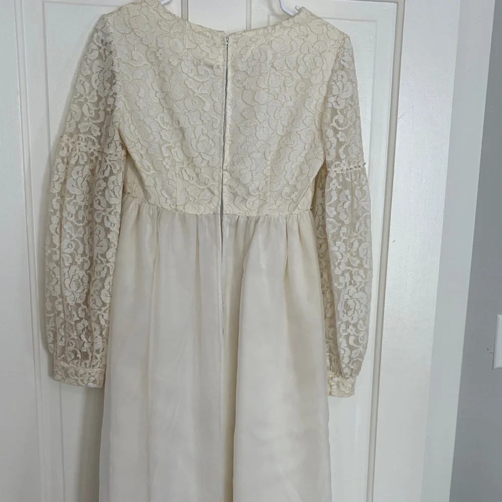 Vintage 1970s Wedding Dress Size‎ Unclear